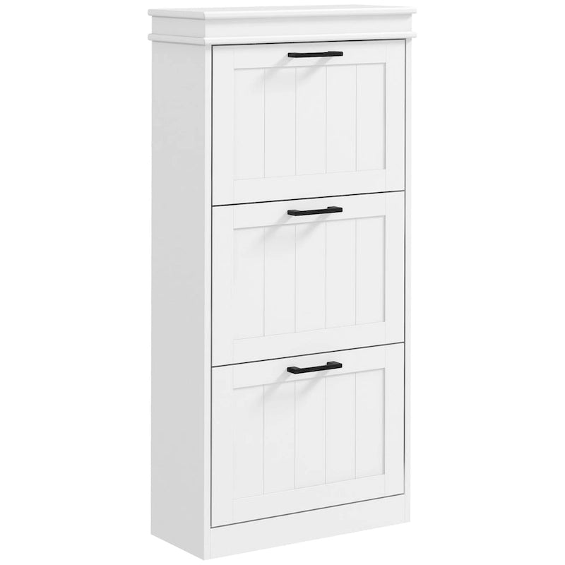 Green wooden storage cabinet with 4 doors and 2 drawers