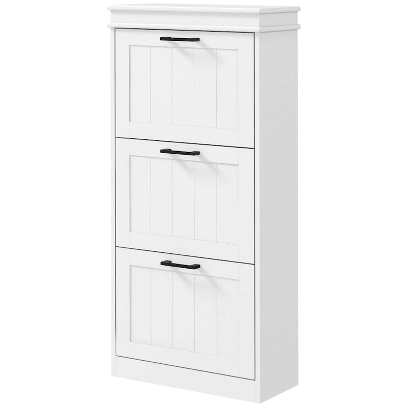 Green wooden storage cabinet with 4 doors and 2 drawers