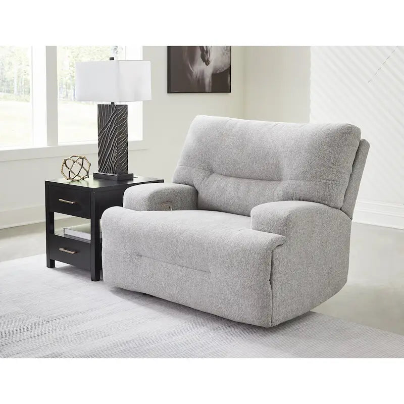 Wide Seat Power Recliner