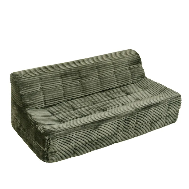 75 Foam 3-Seat Sofa with No Assembly, Space-Saving Design, and Easy Setup