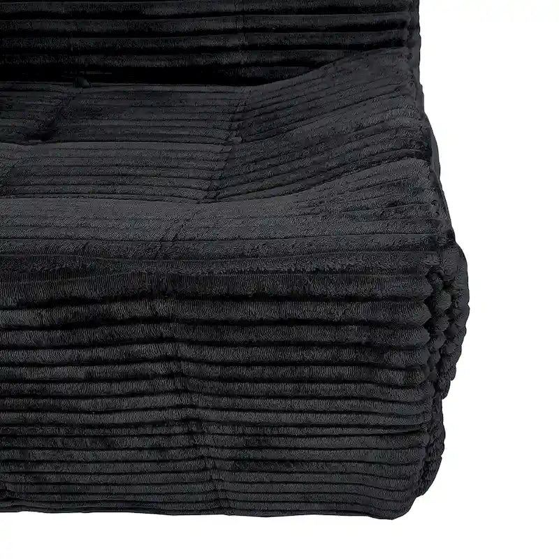 75 Foam 3-Seat Sofa with No Assembly, Space-Saving Design, and Easy Setup
