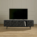 Modern TV Stand with Doors - 71 Inch