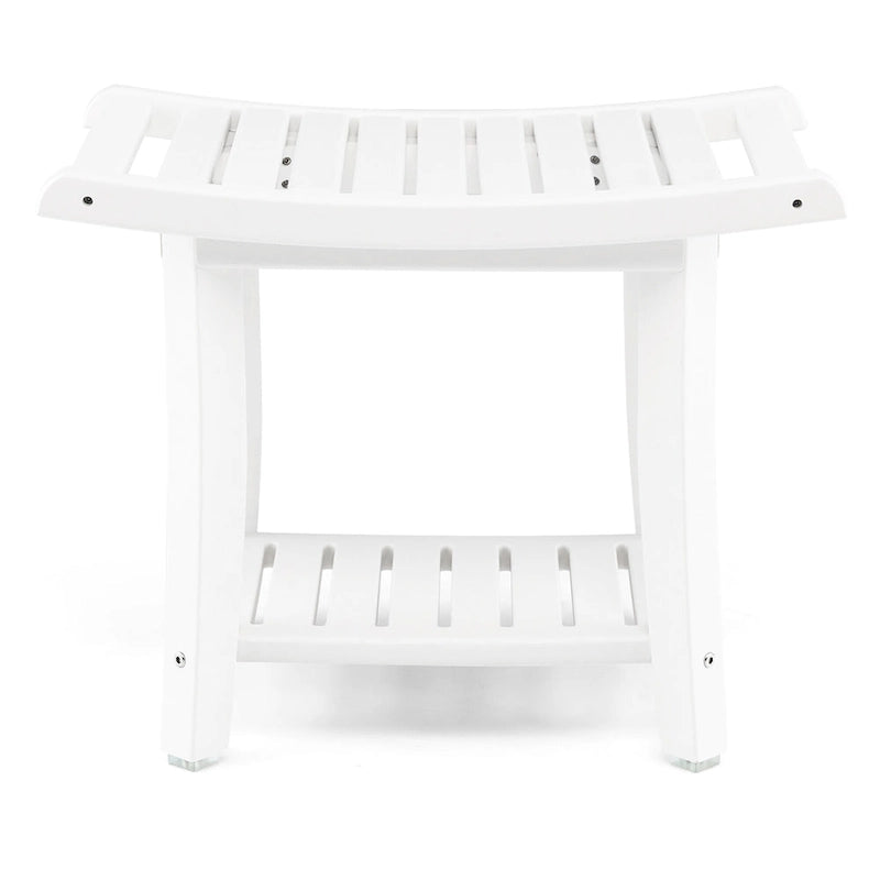 2-Tier Waterproof Shower Bench Spa Bath Stool, Heavy Duty