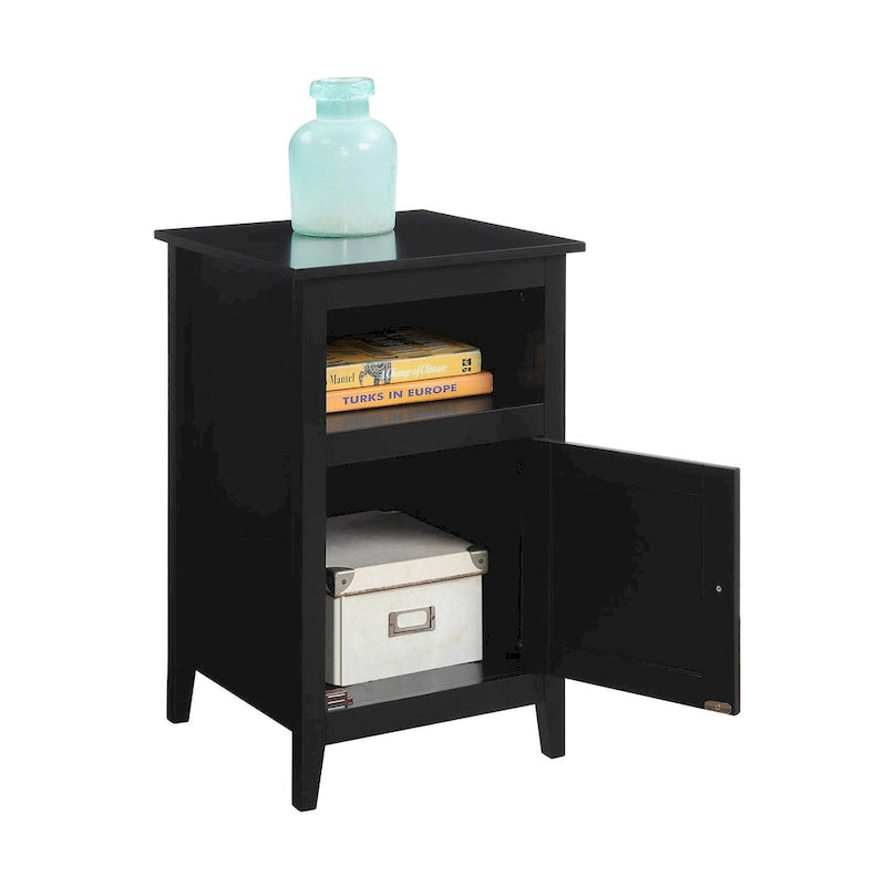 Storage Cabinet End Table with Shelf