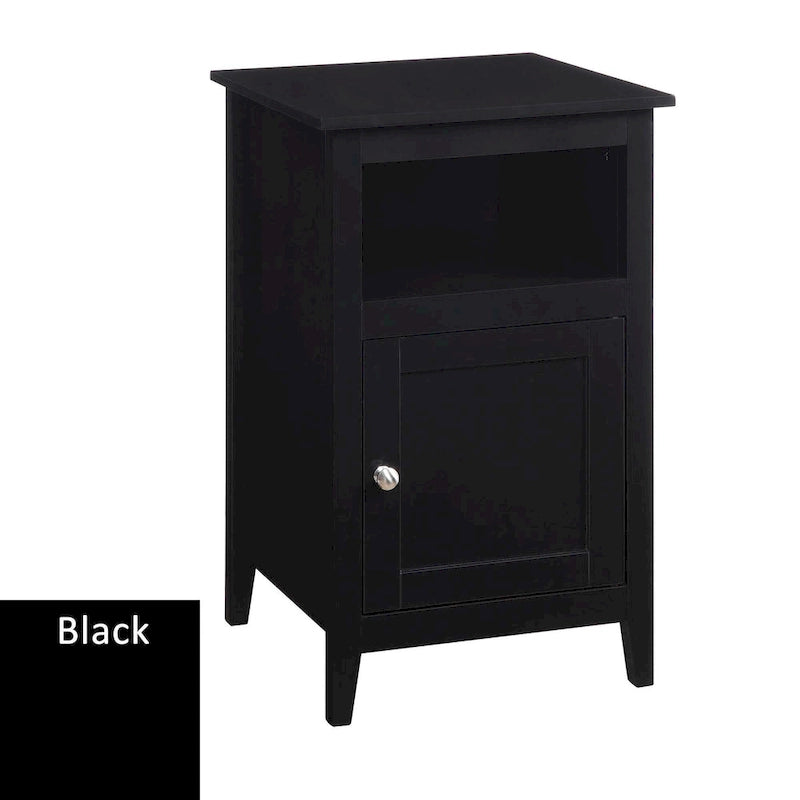 Storage Cabinet End Table with Shelf
