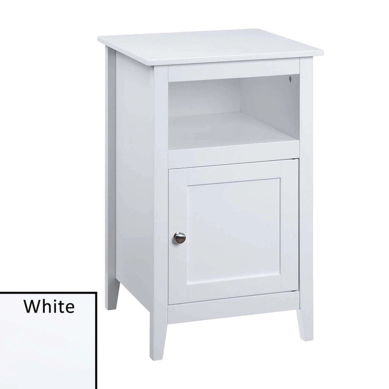 Storage Cabinet End Table with Shelf
