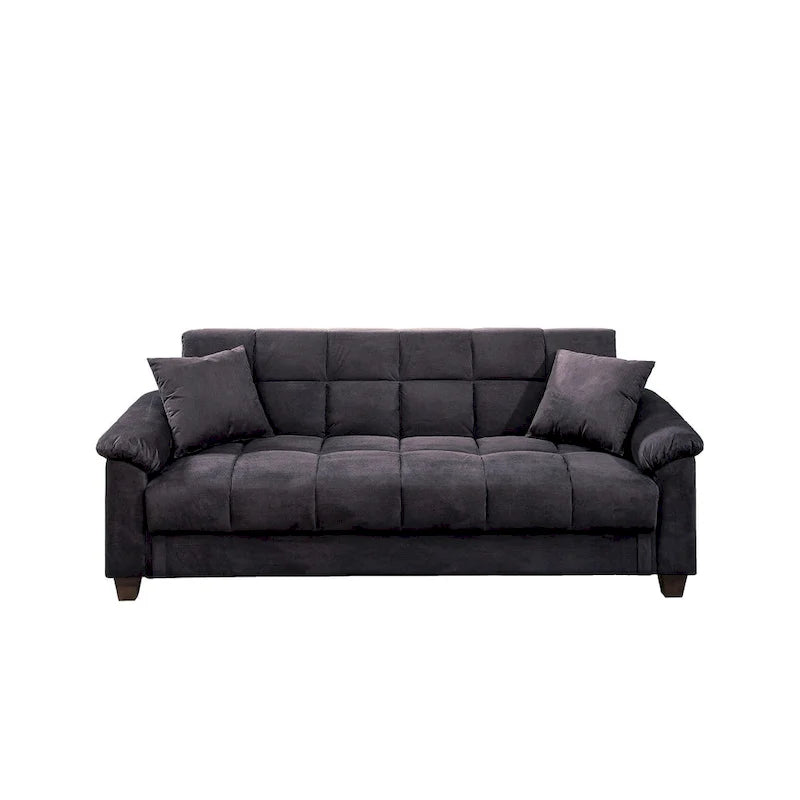 Microfiber Adjustable Sofa with Storage