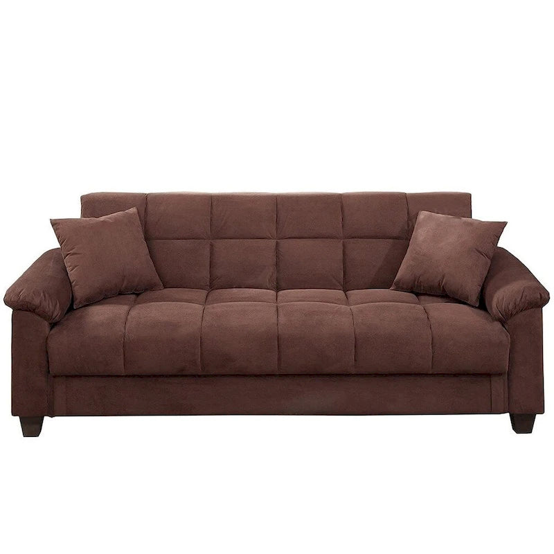 Microfiber Adjustable Sofa with Storage