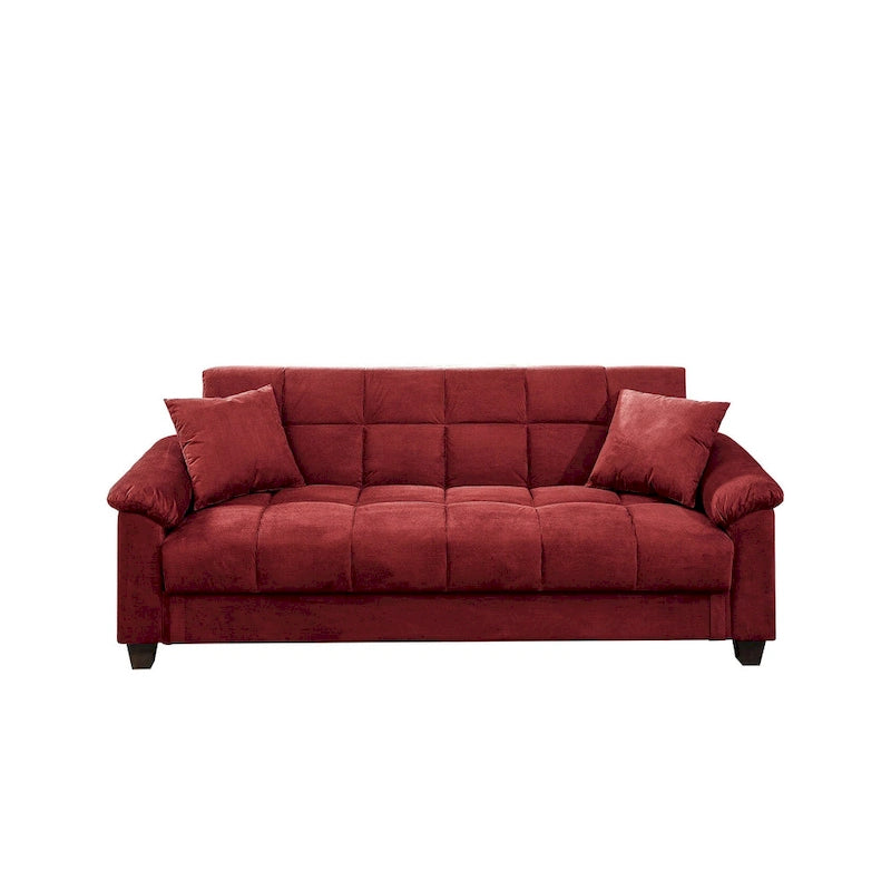 Microfiber Adjustable Sofa with Storage