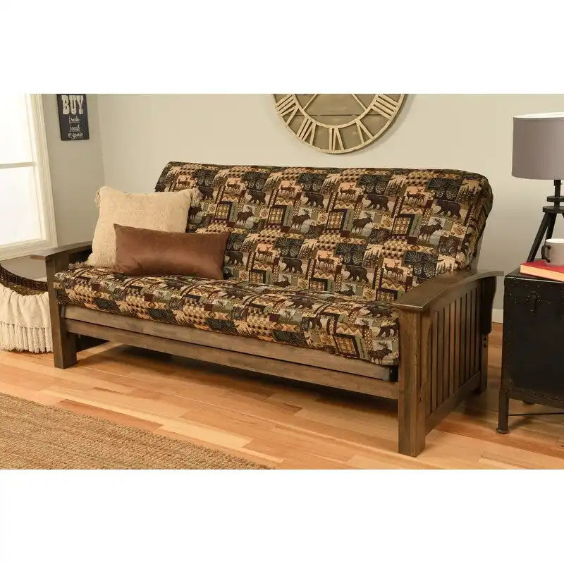 Full-size Futon Frame with Mattress