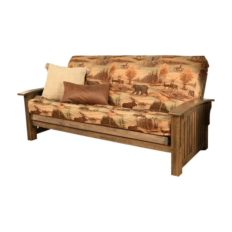 Full-size Futon Frame with Mattress
