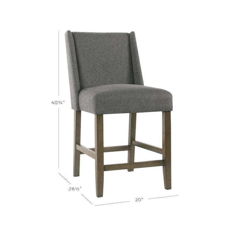 Modern 24" Counter Stool - Pewter