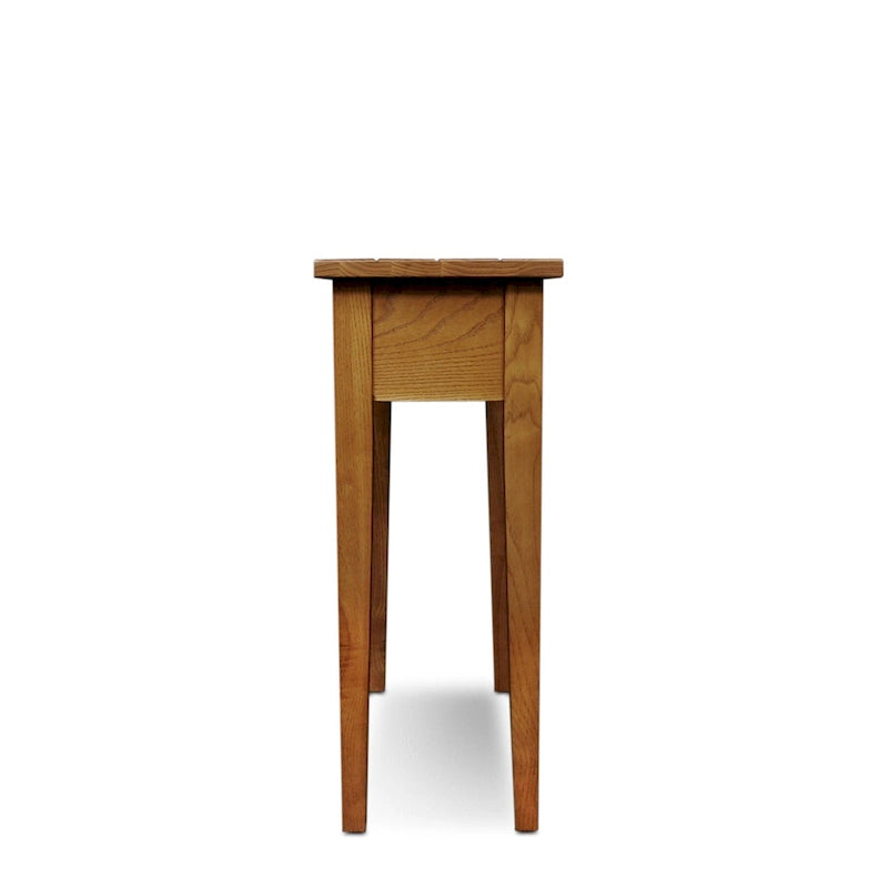 One Drawer Bin Pull Narrow Side Table