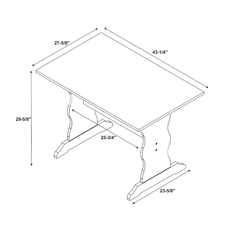 Family Dining Table Light Brown