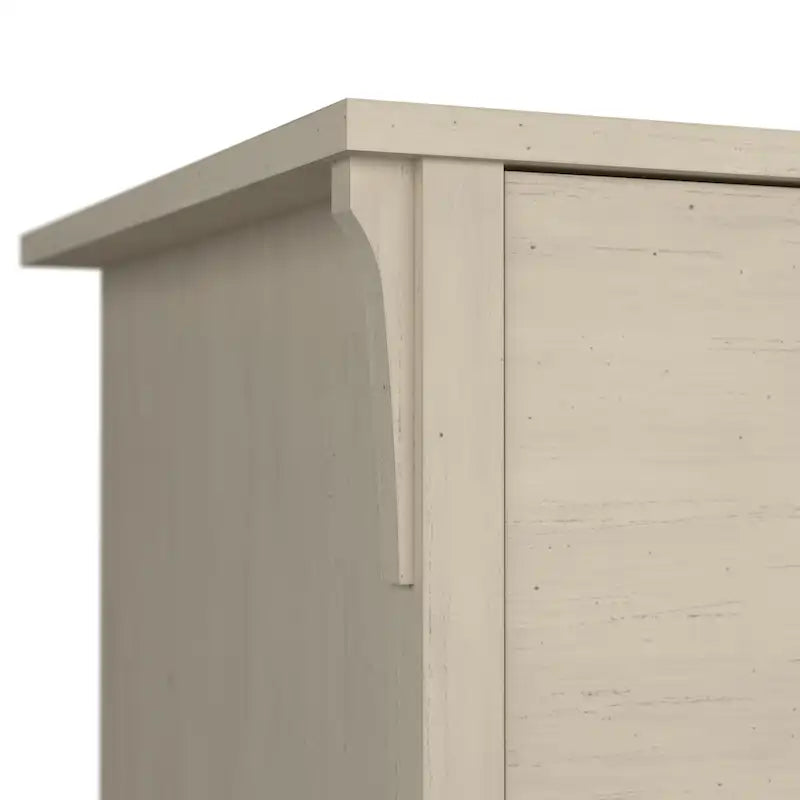 60W L Shaped Desk with Storage Hutch