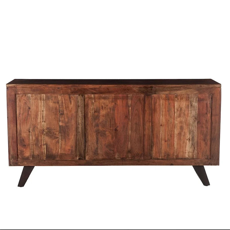 68-Inch Acacia Wood Sideboard in Walnut Finish