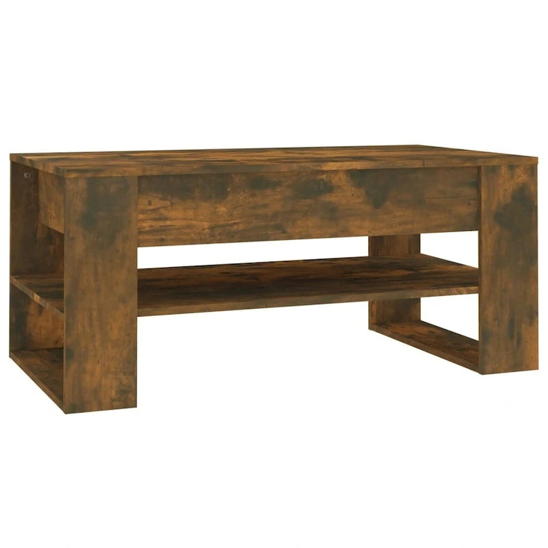 Multicolor Engineered Wood Coffee Table 40.2x21.7x17.7