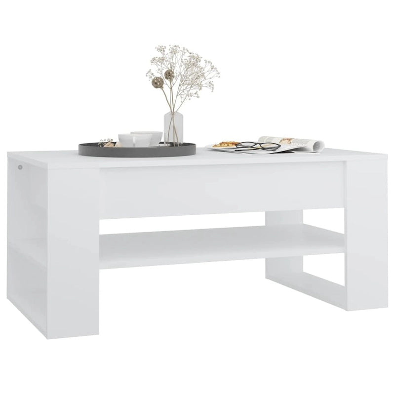 Multicolor Engineered Wood Coffee Table 40.2x21.7x17.7