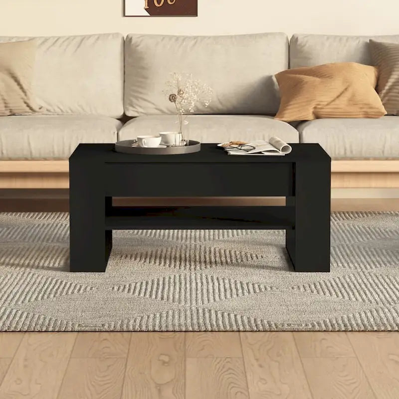 Multicolor Engineered Wood Coffee Table 40.2x21.7x17.7