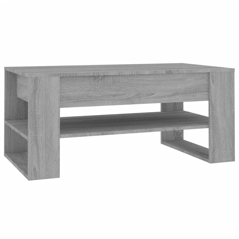 Multicolor Engineered Wood Coffee Table 40.2x21.7x17.7