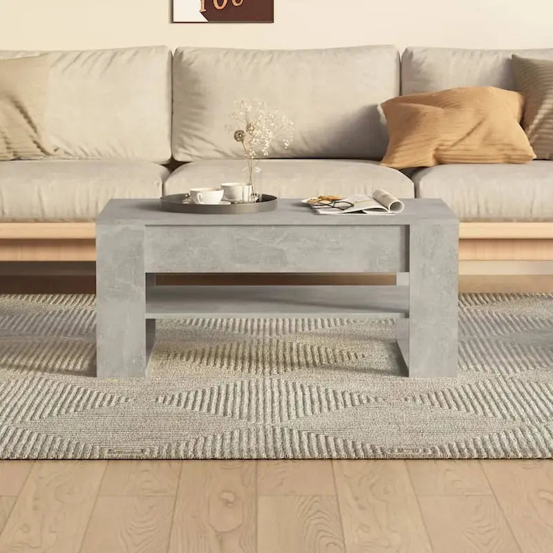 Multicolor Engineered Wood Coffee Table 40.2x21.7x17.7