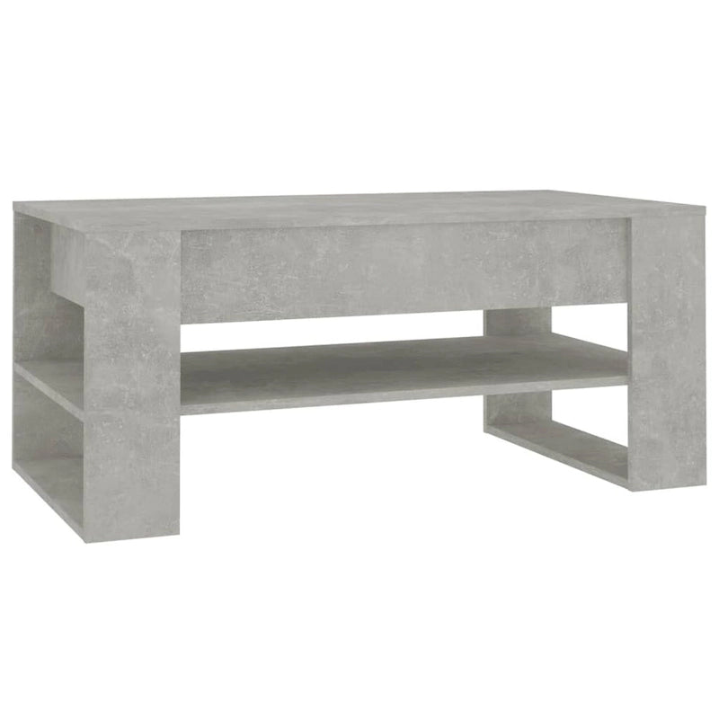 Multicolor Engineered Wood Coffee Table 40.2x21.7x17.7