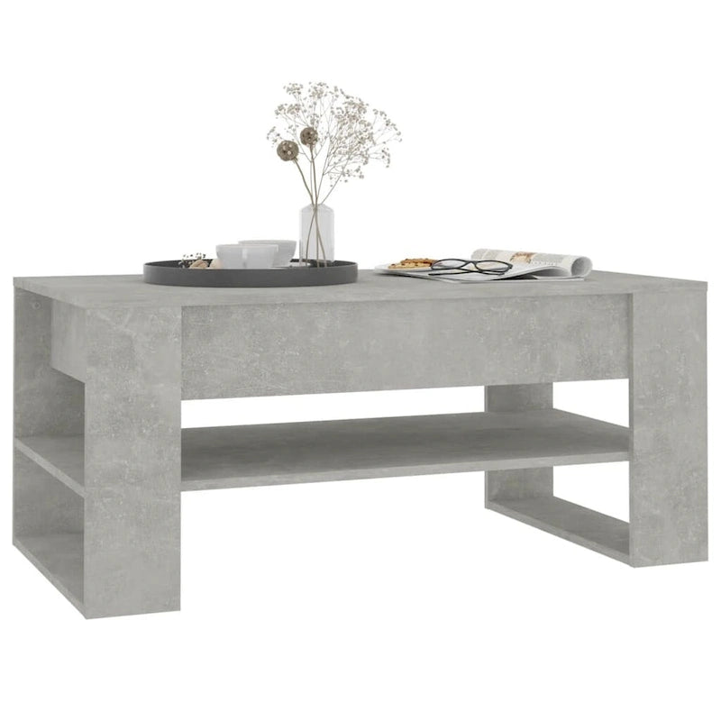 Multicolor Engineered Wood Coffee Table 40.2x21.7x17.7