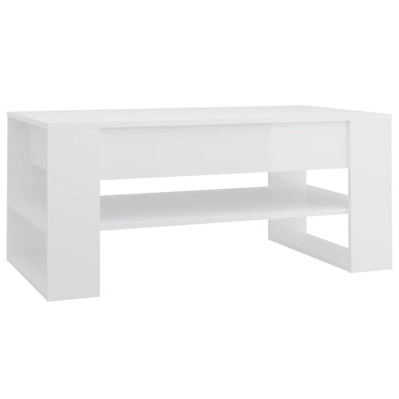 Multicolor Engineered Wood Coffee Table 40.2x21.7x17.7
