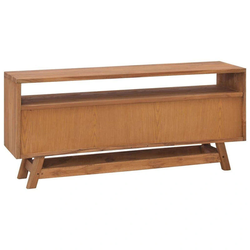 Solid Teak Wood TV Cabinet 43.3x11.8x19.7