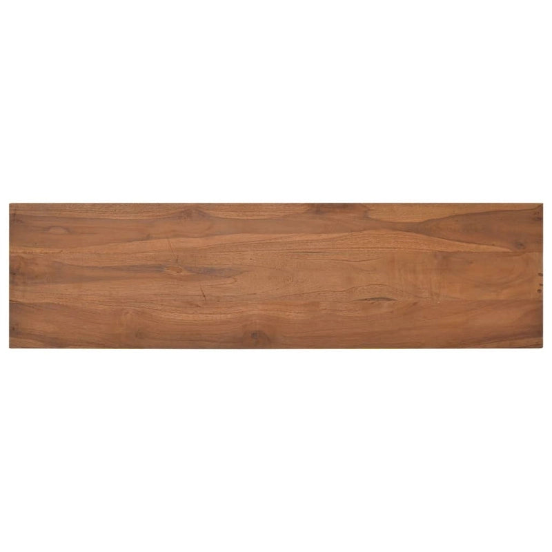 Solid Teak Wood TV Cabinet 43.3x11.8x19.7